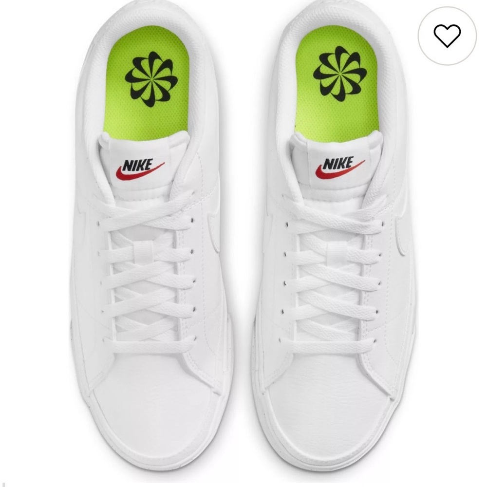 WMNS NIKE COURT LEGACY NN
WHITE/WHITE-BLACK-VOLT
BLANC/NOIR/VOLT/BLANC